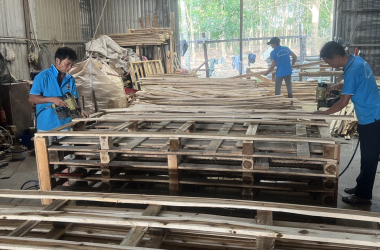 Dịch vụ cung cấp Pallet Gỗ Giá Rẻ tại KCN VSIP 2 Tân Uyên, Bình Dương - Công ty Pallet Minh Phan